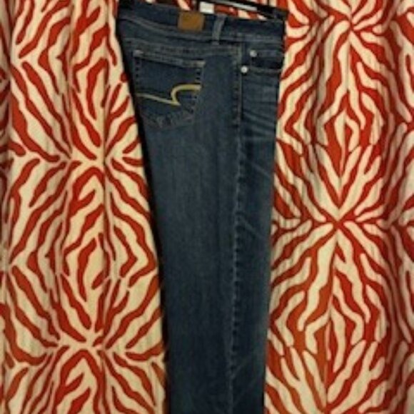 American Eagle Slim Boot cut Jeans with Stretch, Dark Wash, Size 4 - Picture 7 of 9